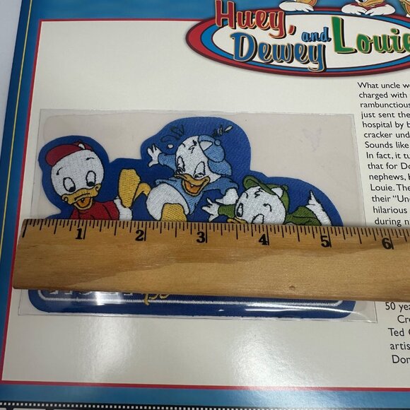 Willabee & Ward Disney Huey Dewey & Louie Patch Card Collectible 1938 - Picture 3 of 4